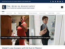 Tablet Screenshot of lapbandsurgery.com